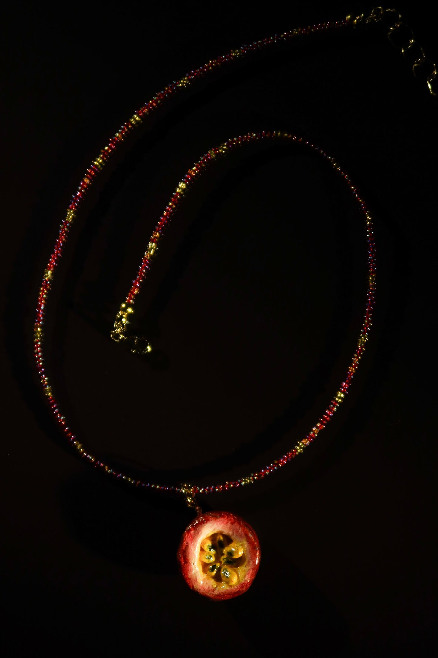 Brazilian passion fruit necklace