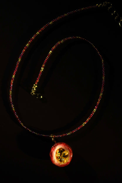 Brazilian passion fruit necklace