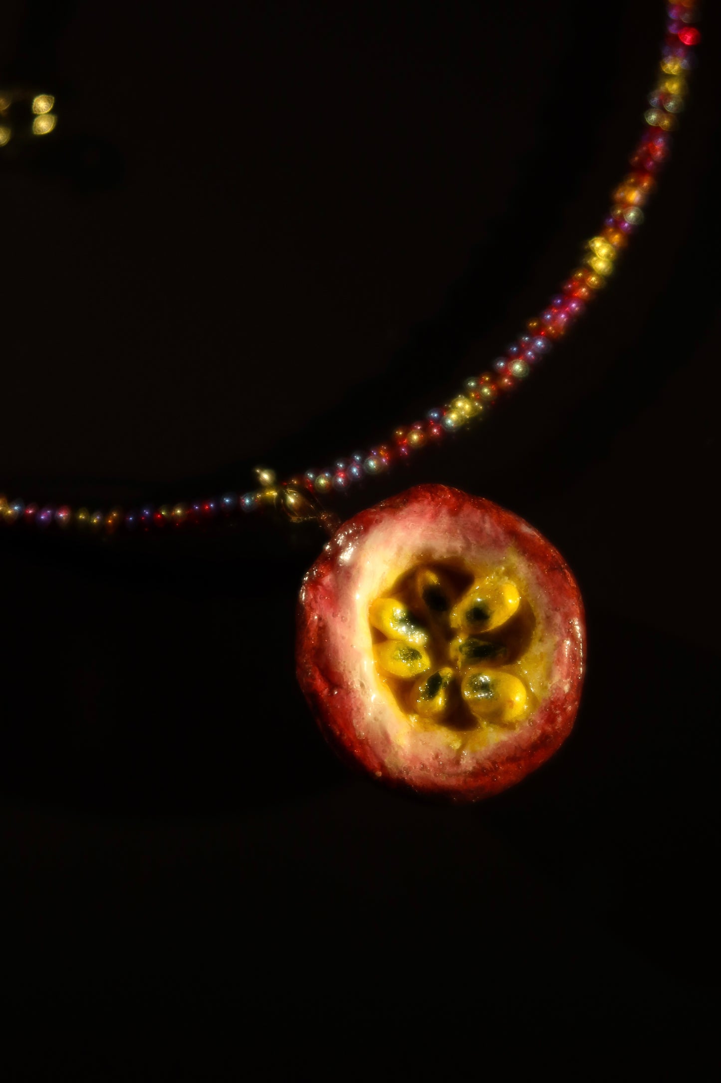 Brazilian passion fruit necklace