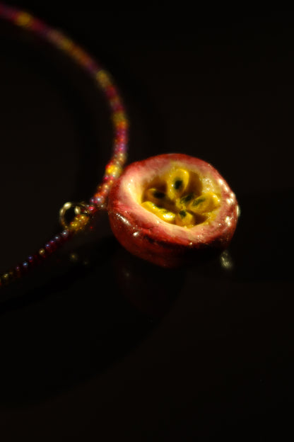Brazilian passion fruit necklace