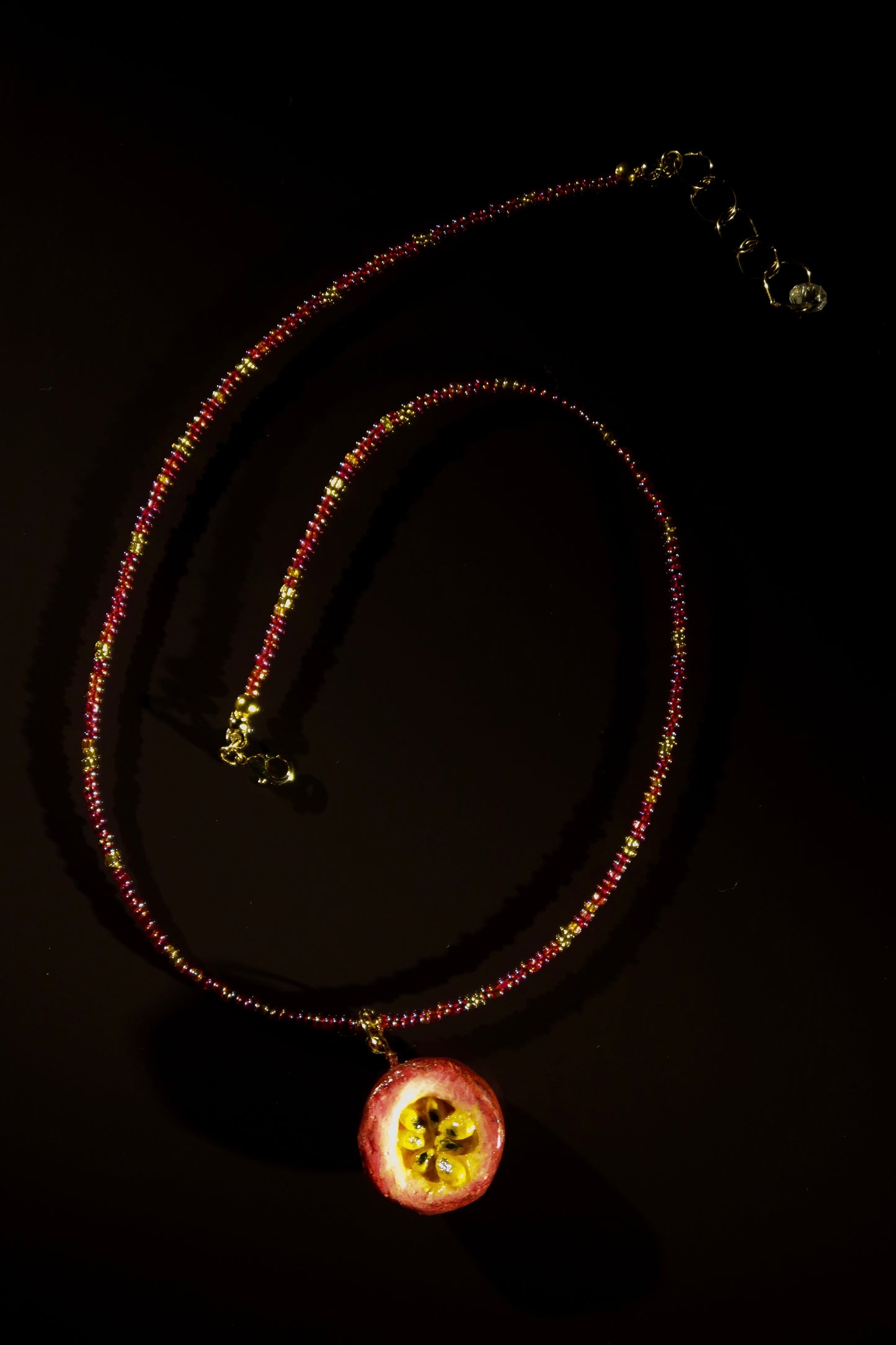 Brazilian passion fruit necklace