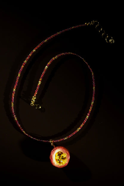 Brazilian passion fruit necklace