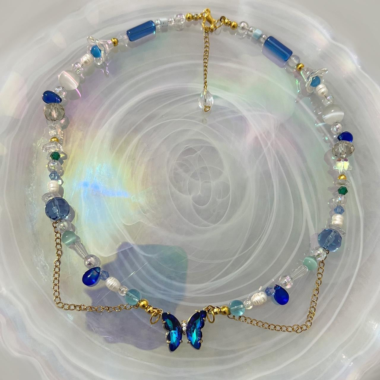 Opal Blue Necklace