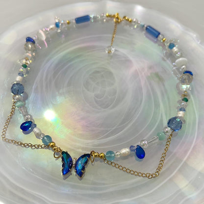 Opal Blue Necklace