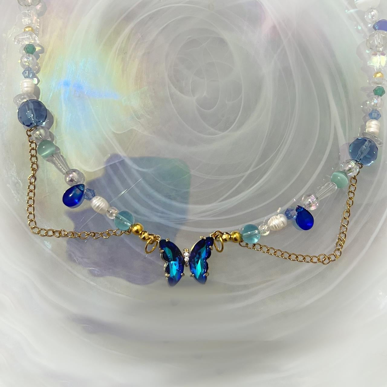 Opal Blue Necklace