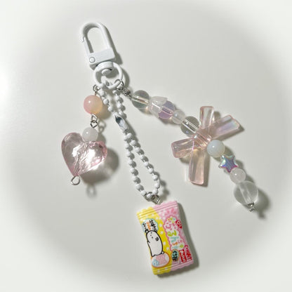 Japanese Pink Keychain